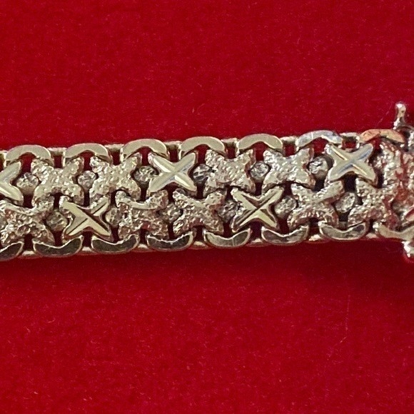 Bracelet “Star” unisex design for women and men Solid pure Gold 21.7 gr 14K - Picture 4 of 13